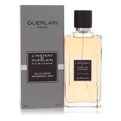 Guerlain L'instant Eau De Toilette Spray 3.4 oz for Men: Guerlain L'instant Eau De Toilette Spray 3.4 oz for Men Guerlain L'instant Eau De Toilette Spray for men, introduced in 2004, features a warm and masculine blend of citrus, hibiscus, patchouli, and ba