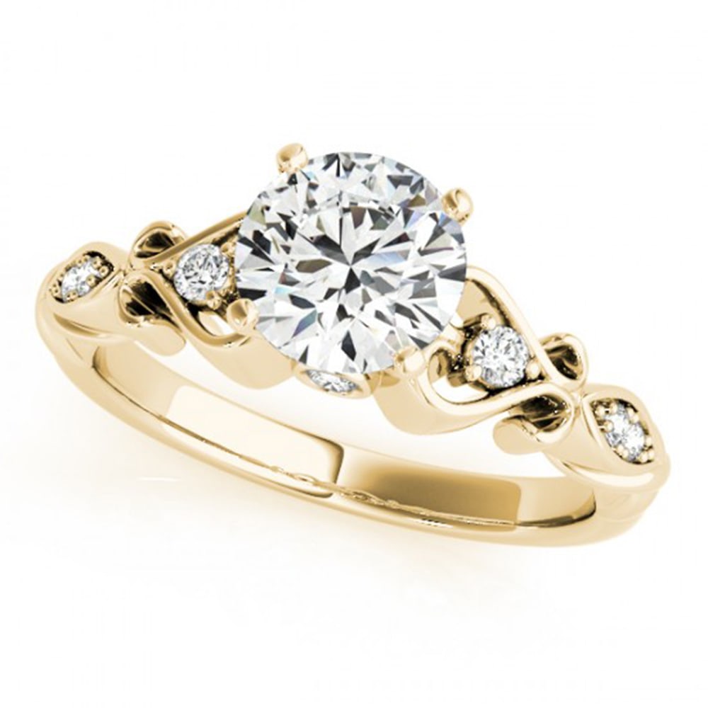 Certified 0.65ct VS/SI Diamond Solitaire Antique Ring 14k Yellow Gold: Certified 0.65ct VS/SI Diamond Solitaire Antique Ring 14k Yellow Gold This exquisite antique ring features a certified 0.65 carat VS/SI diamond solitaire set in solid 14k yellow gold. Made in the USA,