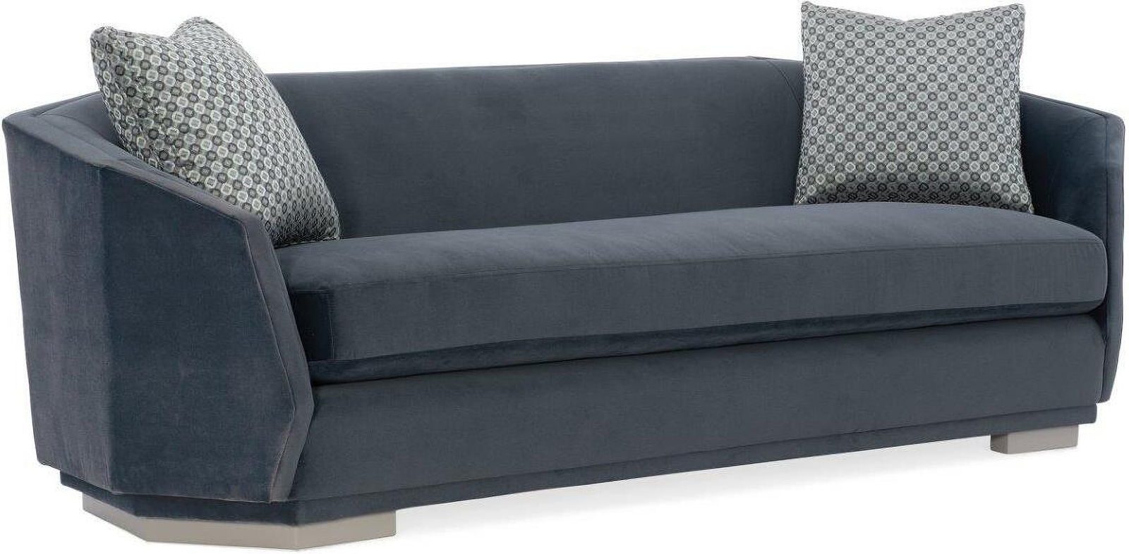 Caracole Modern Expressions Sofa: Caracole Modern Expressions Sofa Intriguing from every angle, this statement-making sofa offers the look of contemporary design yet gives you the feeling of being cradled within its arms. Its octagona