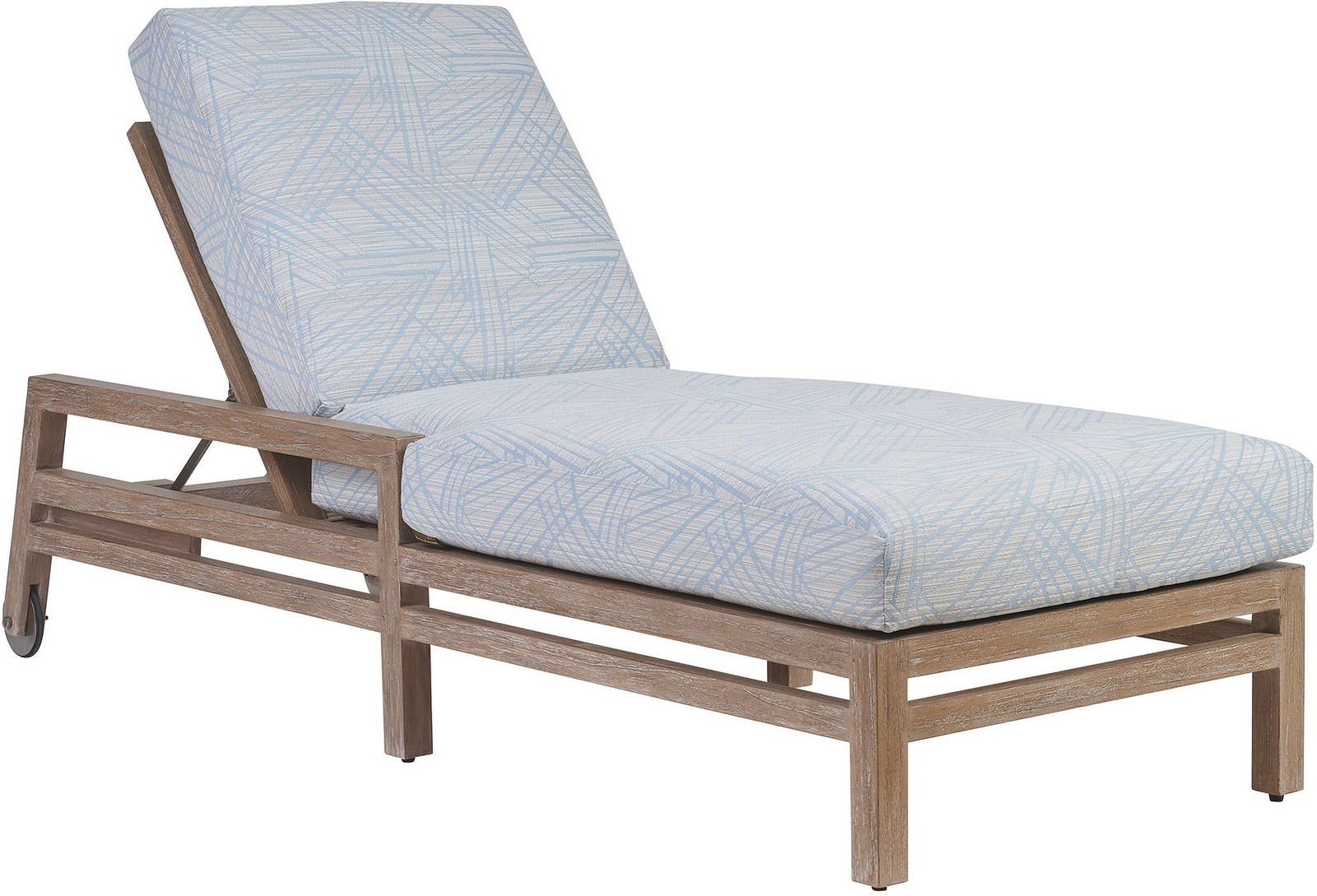 Stillwater Cove Chaise Lounge: Stillwater Cove Chaise Lounge Named for the famed inlet that fronts the Pebble Beach Golf Links in California, the Stillwater Cove collection features casual contemporary designs in wire-brushed, sust