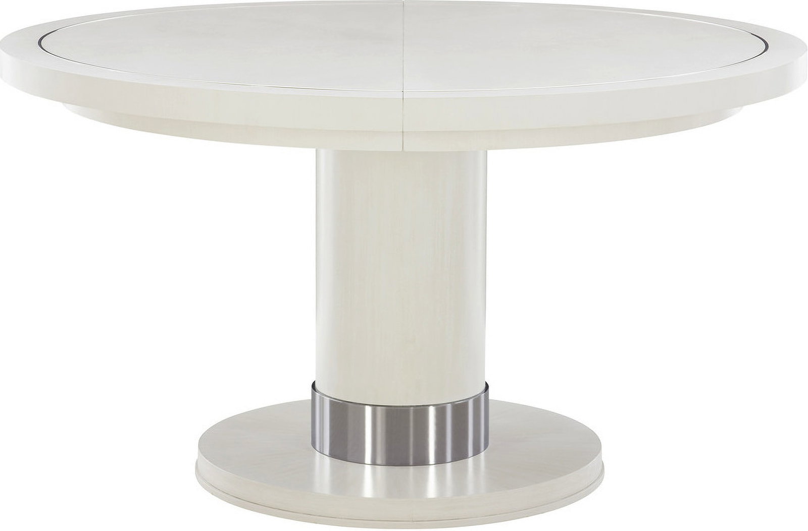 Silhouette Round Dining Table: Silhouette Round Dining Table Silhouette is defined by bold contrasts, soft curves and a hint of Hollywood Regency glamour. The round Silhouette dining table has the perfect touch of glitz, with its l