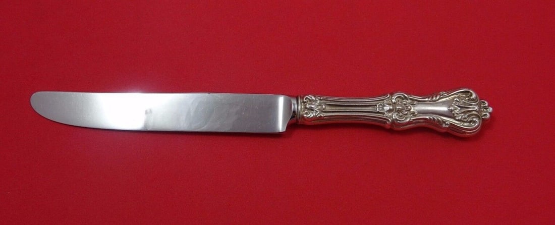 Frank Smith Federal Cotillion Sterling Silver Knife 8.5in: Frank Smith Federal Cotillion Sterling Silver Knife 8.5in The Frank Smith Federal Cotillion Regular Knife features an elegant hollow handle crafted from sterling silver, complemented by a stainless st