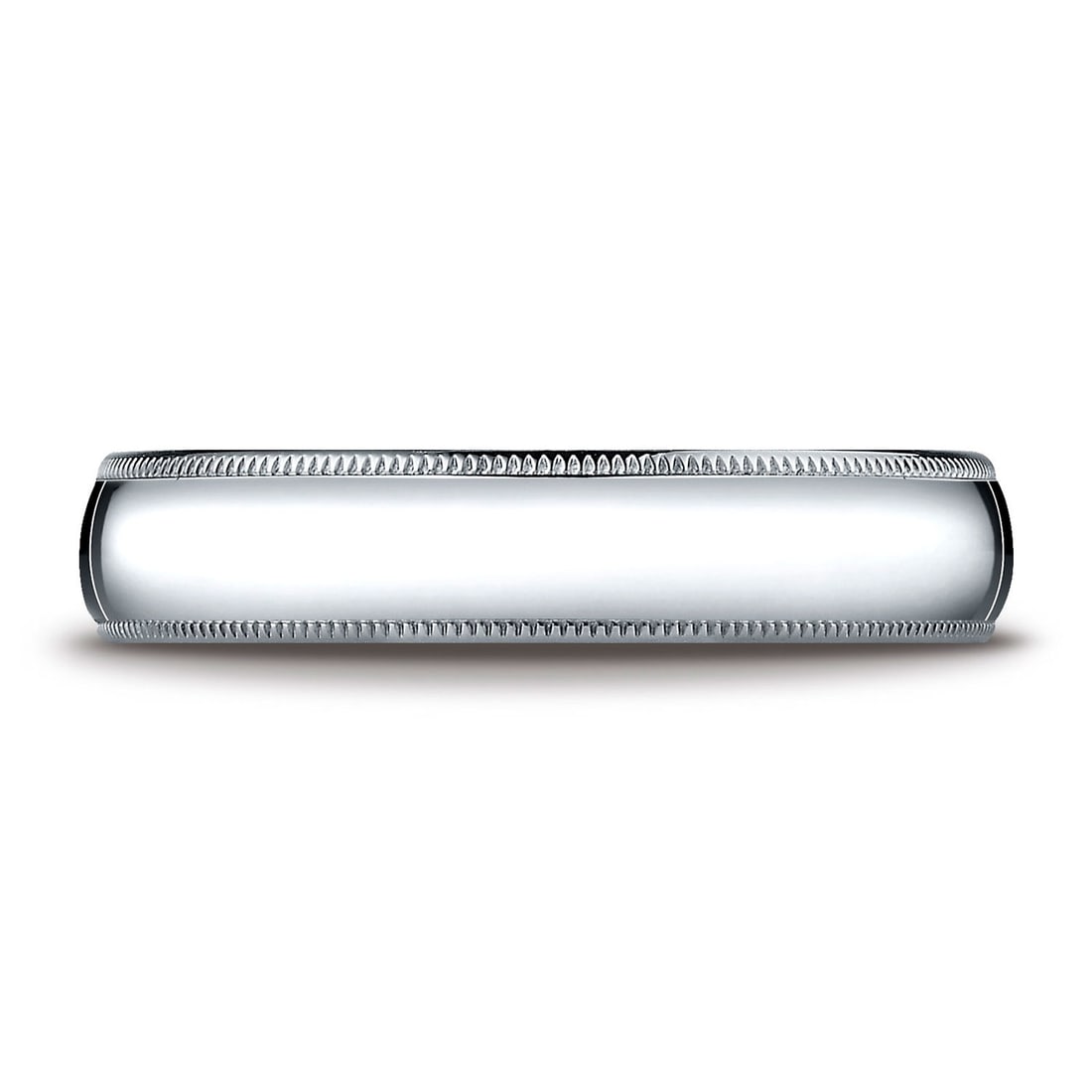 Platinum 5mm Milgrain Edge Super Light Comfort-Fit Ring: Platinum 5mm Slightly Domed Super Light Comfort-fit Ring With Milgrain Lighter Than Our Traditional Comfort-fit, This Beautiful Platinum 5mm Band Has A Slightly Domed Surface With Milgrain Edges And F