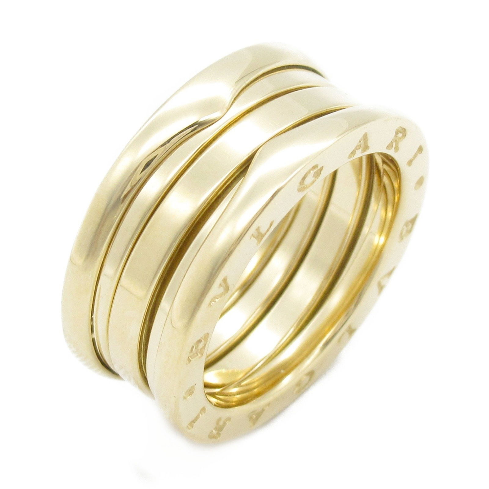 Bvlgari B-zero1 18K Yellow Gold Band Ring Size 10 for Men and Women: Bvlgari B-zero1 18K Yellow Gold Band Ring Size 10 for Men and Women This exquisite Bvlgari B-zero1 band ring is crafted from 18K yellow gold, offering a timeless and elegant design suitable for both m