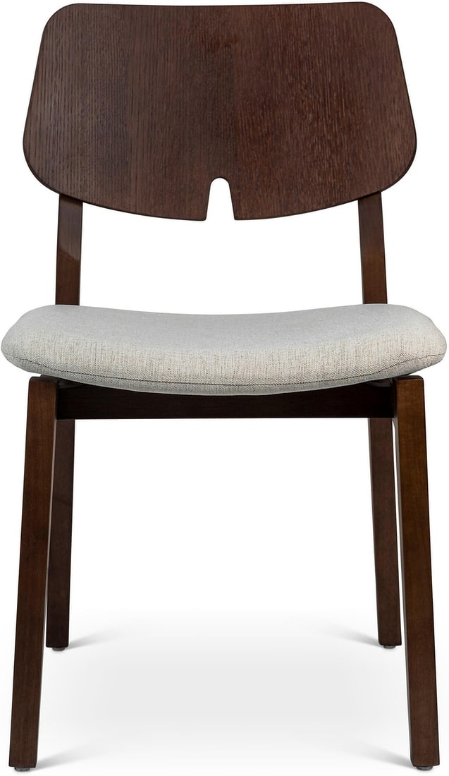 Modern Brazilian Beth Side Chair Medley Ivory Seat Tauari Wood Frame: Modern Brazilian Beth Side Chair Medley Ivory Seat Tauari Wood Frame The Modern Brazilian Beth Side Chair is expertly crafted in Brazil with a solid Tauari wood frame and back, combining strength and 