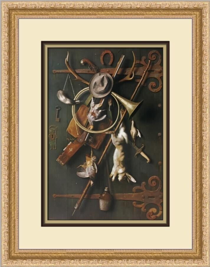 William Harnett After The Hunt Custom Framed Print 1972: William Harnett After The Hunt Custom Framed Print 1972 This stunning custom framed print titled 'After The Hunt' by William Harnett showcases the artist's Impressionist style. Produced in 1972, this