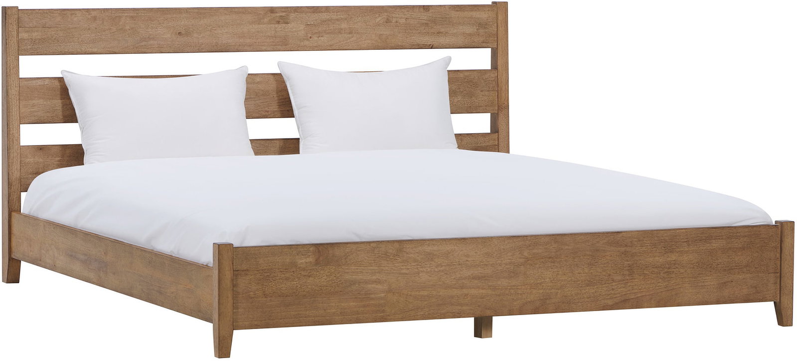 Zest Queen Solid Wood Platform Bed Natural Oak Veneer Low Profile: Zest Queen Solid Wood Platform Bed Natural Oak Veneer Low Profile This Zest Queen Solid Wood Platform Bed features a distinct veneered frame and manufactured wood with exquisite natural oak veneer. Th