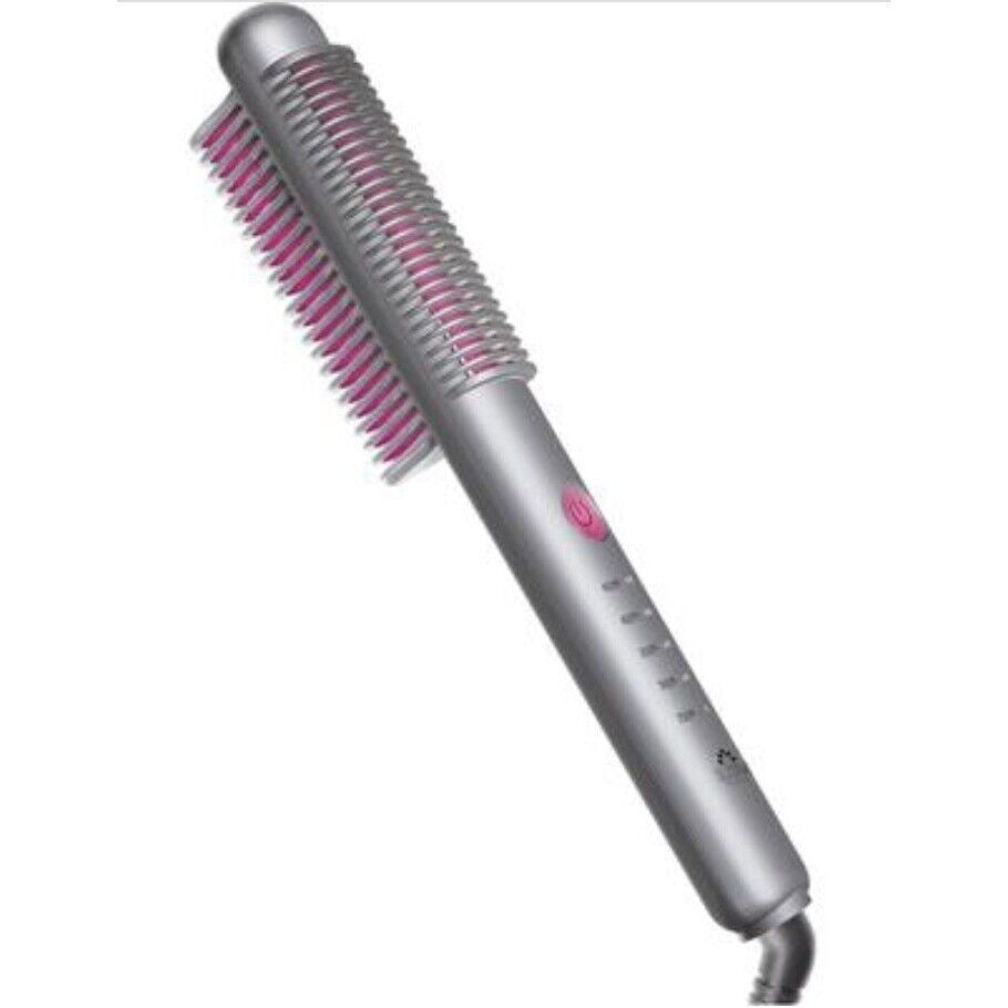 SUTRA Heated Hair Brush 2 in 1 Curling Brush Ceramic Adjustable Heat Grey: SUTRA Heated Hair Brush 2 in 1 Curling Brush Ceramic Adjustable Heat Grey The SUTRA Professional EZ Glider is a versatile 2 in 1 curling brush designed for all hair types. This electric curling brush