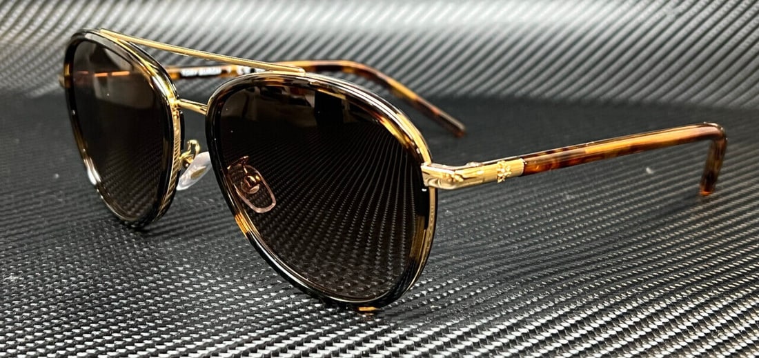 Tory Burch Tortoise Brown Gradient Sunglasses for Women 57mm: Tory Burch Tortoise Brown Gradient Sunglasses for Women 57mm Stylish Tory Burch sunglasses featuring a tortoise brown frame and gradient lenses, perfect for adding flair to your outfit. Specifications