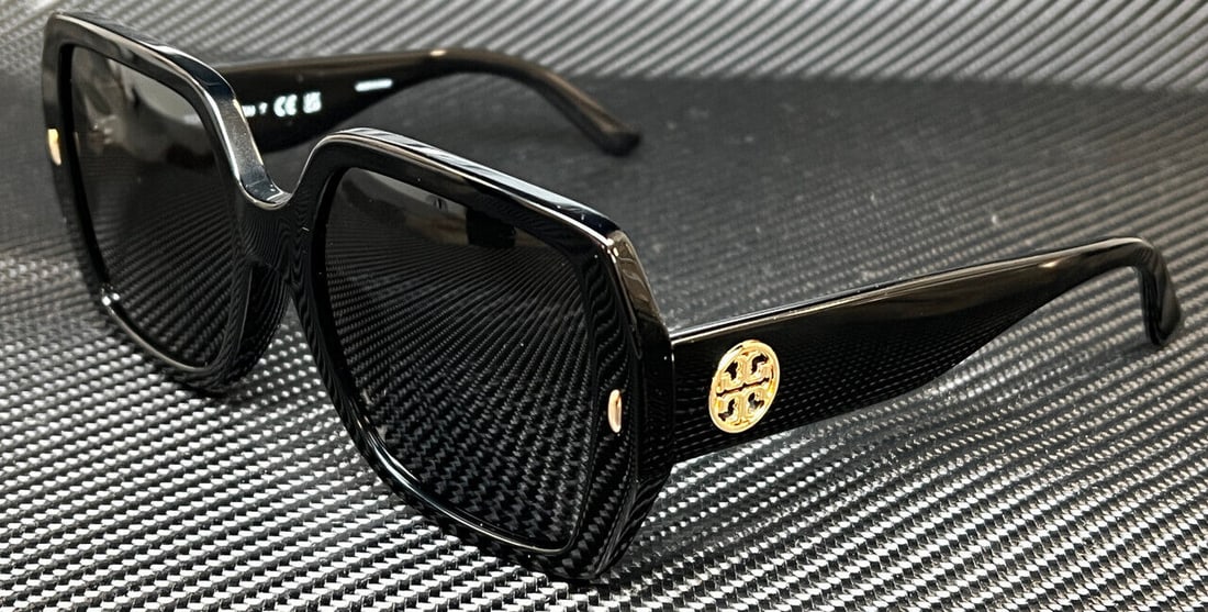 Tory Burch TY7191U Black Grey Women's 54mm Square Sunglasses: Tory Burch TY7191U Black Grey Women's 54mm Square Sunglasses Stylish Tory Burch TY7191U sunglasses featuring a black square frame. Ideal for women, these sunglasses measure 54mm in size. Specification