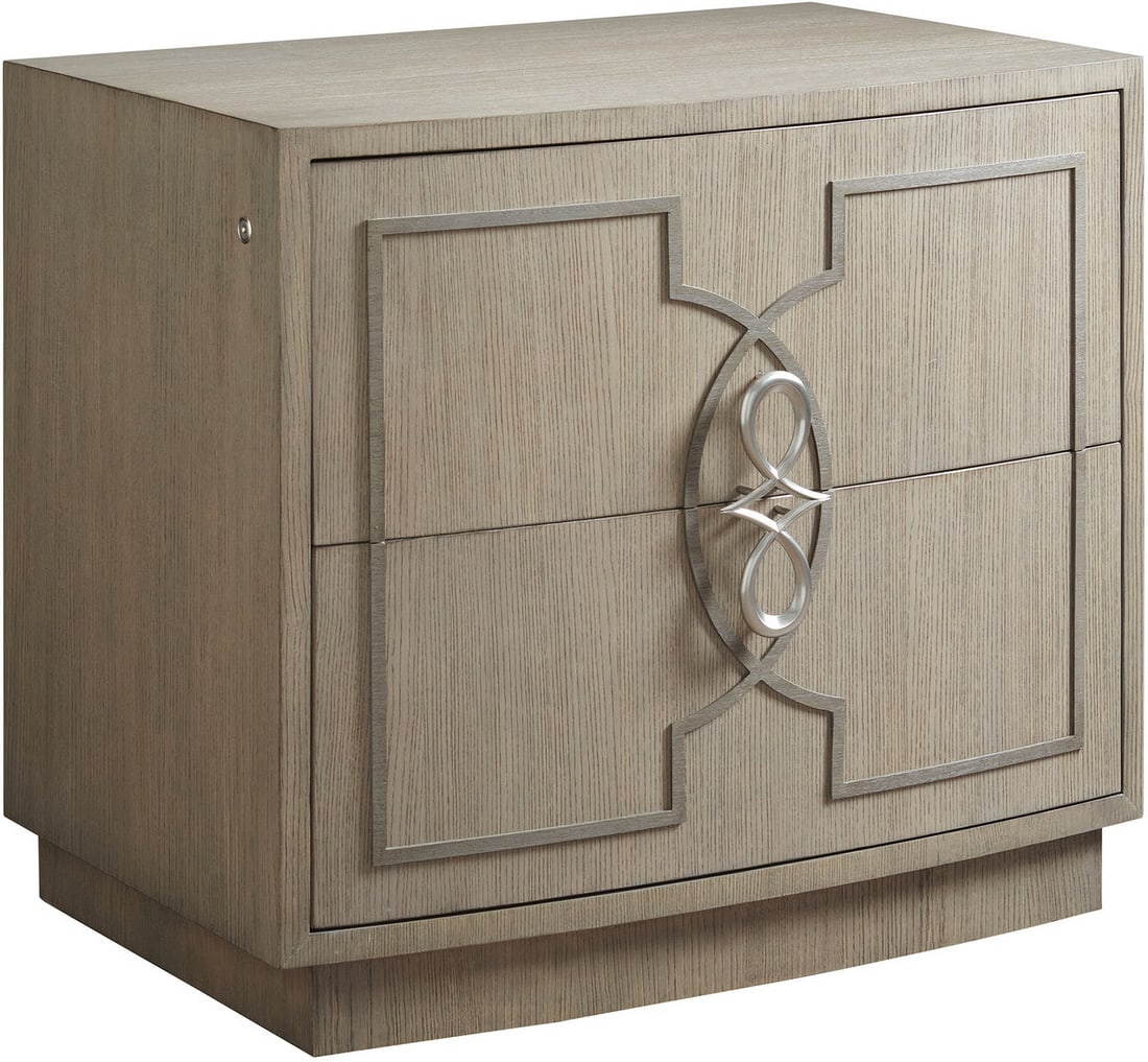 Stylish 35 Inch Dove Gray File Chest with Bow Front Design: Stylish 35 Inch Dove Gray File Chest with Bow Front Design The Studio Designs Claridge File Chest is a stylish and functional addition to any home office. With a bow front design and interlocking mold