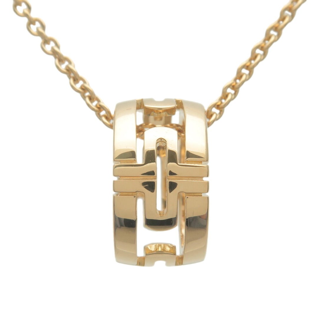 BVLGARI Parentesi Necklace K18YG 750YG Yellow Gold Used F/S: BVLGARI Parentesi Necklace K18YG 750YG Yellow Gold Used F/S Metal: 750YG Metal Purity: K18 Type: Necklace Certification: Unknown Closure: Clasp Color: ed Diamond Intensity: Unknown Cut Grade: none Dia