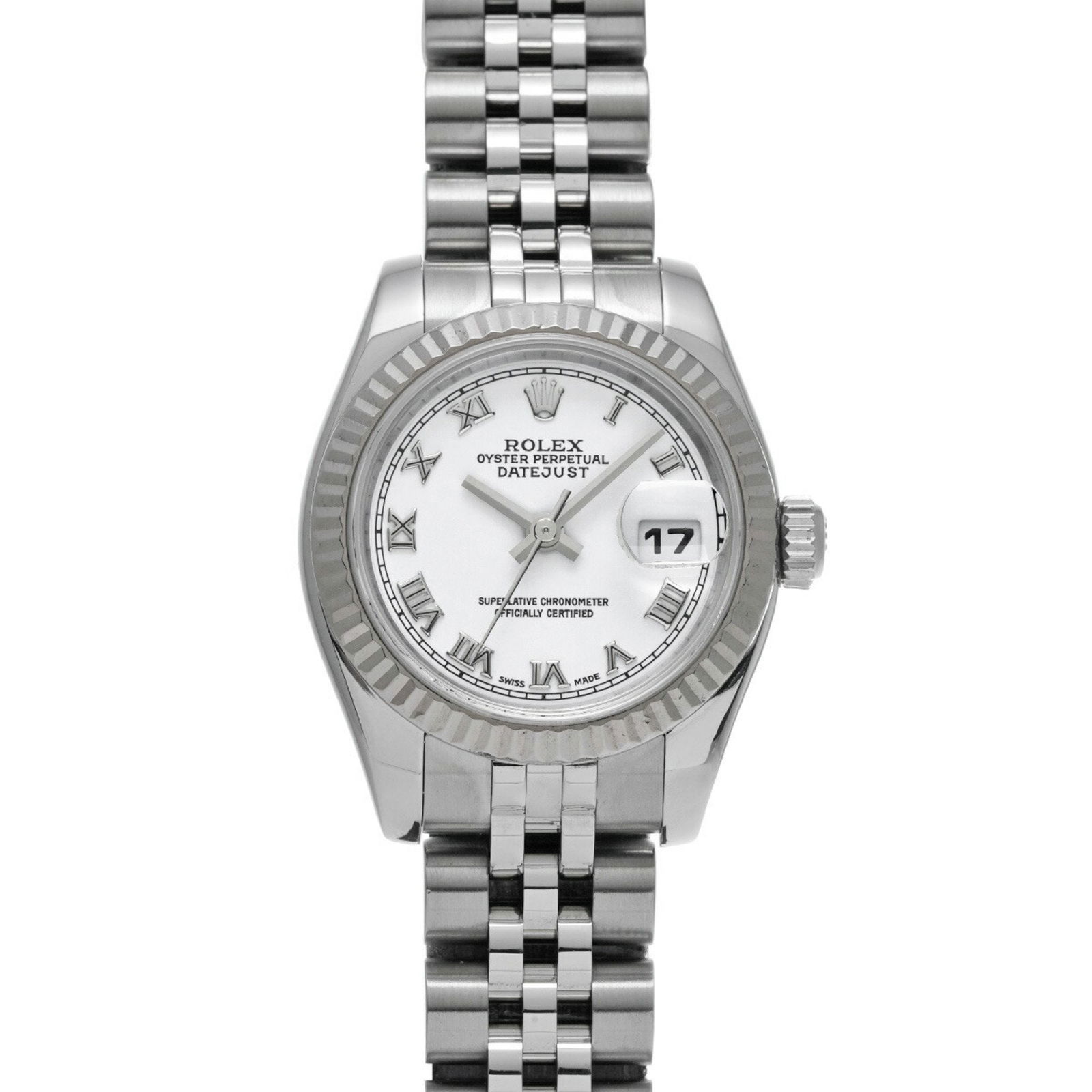 ROLEX Rolex Datejust 179174 Ladies Watch Automatic: ROLEX Rolex Datejust 179174 Ladies Watch Automatic Brand: Rolex Type: Wristwatch Gender: Women Display: Analog Material (Case): Stainless steel Material (Band): Stainless steel Color (Dial): White Mov