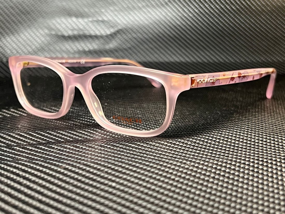 COACH HC6174 Women's 52mm Purple Rectangle Eyeglasses: COACH HC6174 Women's 52mm Purple Rectangle Eyeglasses These COACH HC6174 5696 eyeglasses feature a stylish rectangle design, perfect for women's eyewear. The frame is elegantly colored in a rich purpl