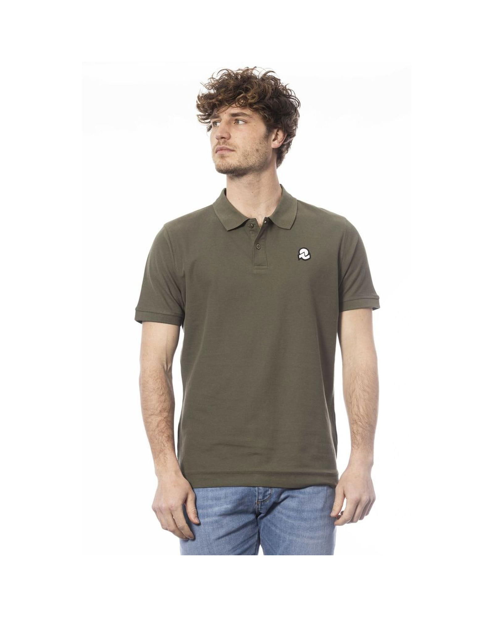 Invicta Invicta Mens Short Sleeve Polo Shirt Olive: Invicta Invicta Mens Short Sleeve Polo Shirt Olive This green cotton polo shirt is a must-have for any stylish mans wardrobe. The short sleeve polo features a logo on the chest adding a touch of luxur