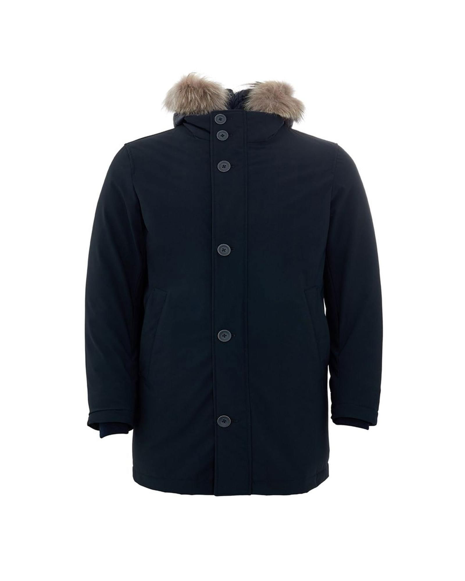 Herno Blue Laminar GORETEX Down Parka for Men: Herno Blue Laminar GORETEX Down Parka for Men Indulge in the epitome of Italian craftsmanship with this stunning blue Herno men's jacket. A symbol of sophistication and timeless style, this GORETEX do