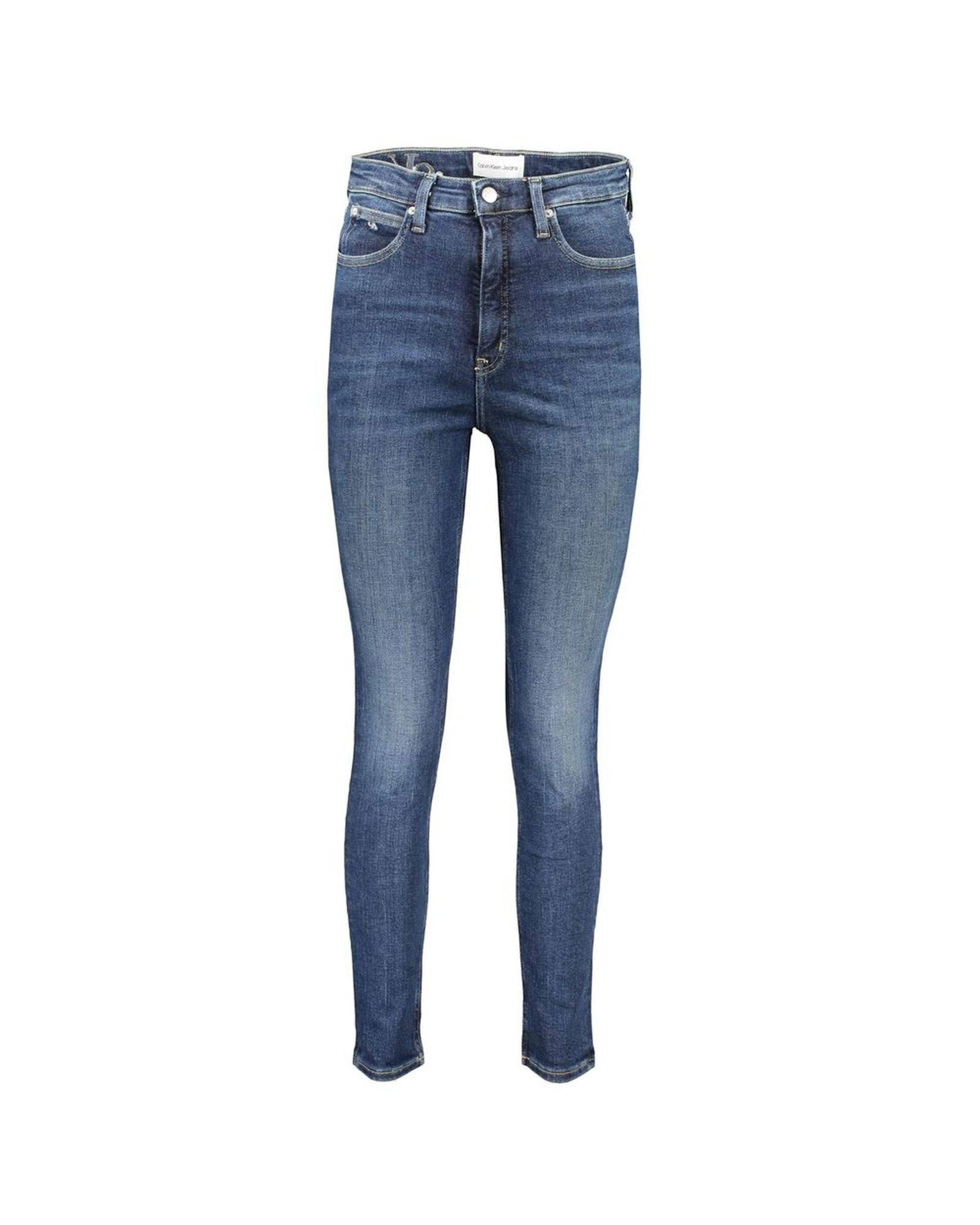 Calvin Klein Calvin Klein High Rise Skinny Jeans for Women Blue: Calvin Klein Calvin Klein High Rise Skinny Jeans for Women Blue Step into a timeless style with our Blue Cotton Jeans & Pant. Designed for women these high-rise skinny jeans feature a classic five-poc