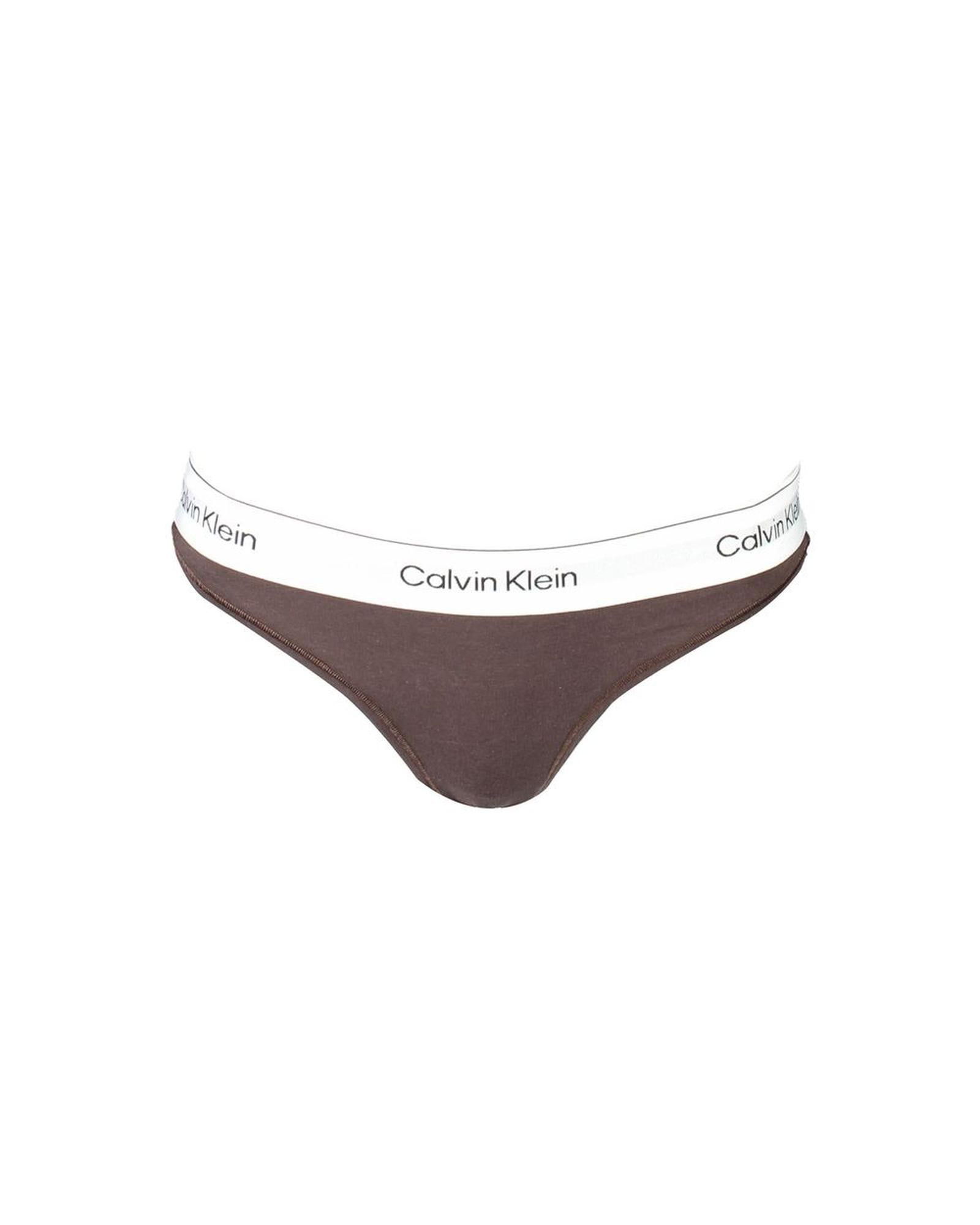 Calvin Klein Calvin Klein Modern Cotton Stretch Hipster Underwear for Women Brown: Calvin Klein Calvin Klein Modern Cotton Stretch Hipster Underwear for Women Brown Crafted for comfort and style this Brown Cotton Underwear features a thong design with an elastic waistband. The contr