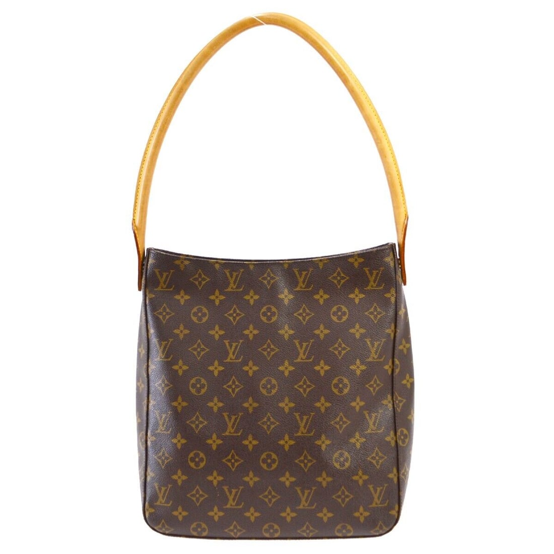 Louis Vuitton Vintage Looping GM Shoulder Bag Brown Monogram Leather: Louis Vuitton Vintage Looping GM Shoulder Bag Brown Monogram Leather This Louis Vuitton Looping GM Shoulder Bag is a vintage piece crafted from high-quality leather in a classic brown monogram pattern