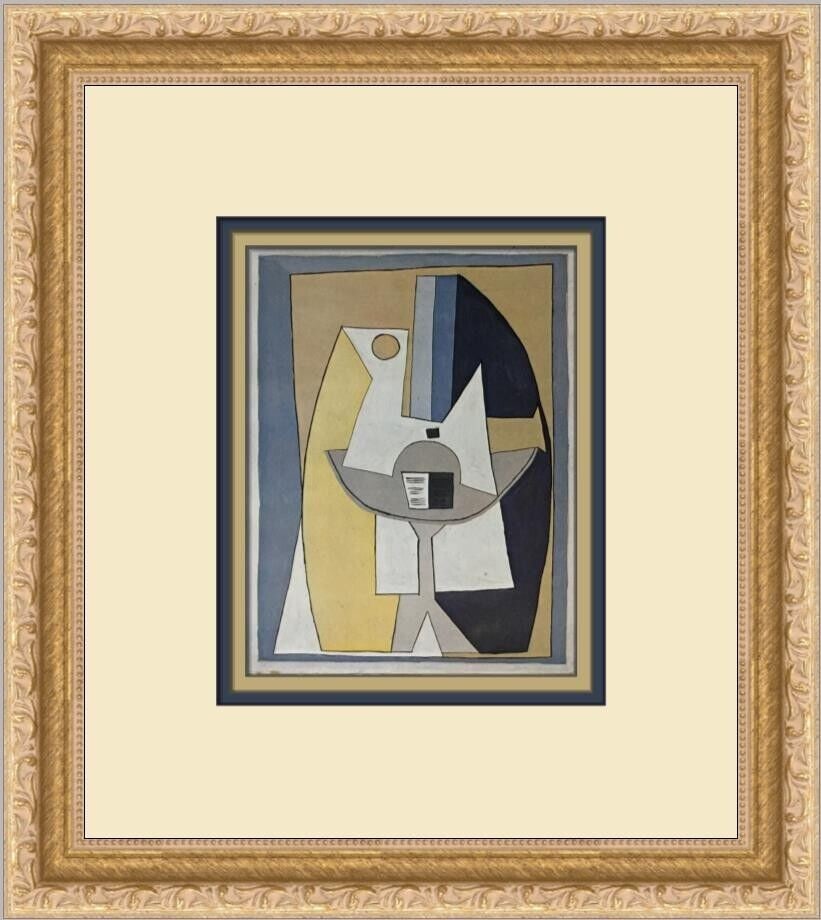 Pablo Picasso The Open Book Custom Framed Print: Pablo Picasso The Open Book Custom Framed Print Unit Of Sale: Single-Piece Work Artist: Pablo Picasso Size: Medium (up to 36in.) Item Length: 11 in Region Of Origin: United States Framing: Matted & Fr