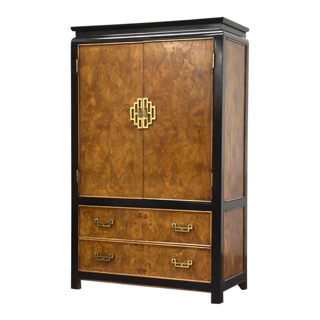 Chin Hua Dresser Armoire by Raymond Sobota: Chin Hua Dresser Armoire by Raymond Sobota Good Dimensions: 38"W x 18.5"D x 62.25"H Styles: Japanese Brand: Century Furniture Period: 1970s Country of Origin: United States Item Type: Vintage Antique 