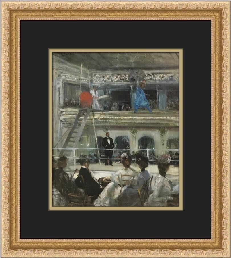 William Glackens Hammerstein's Roof Garden Custom Framed Print: William Glackens Hammerstein's Roof Garden Custom Framed Print Unit Of Sale: Single-Piece Work Artist: William Glackens Size: Medium Custom Bundle: No Item Length: 14 in Region Of Origin: united state