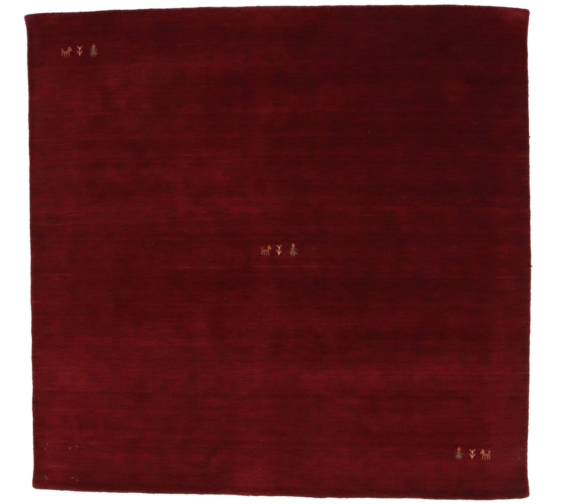 Maroon Red Tribal Design Plush Wool Gabbeh Rug Square Modern Area Carpet 8x8 ft: Maroon Red Tribal Design Plush Wool Gabbeh Rug Square Modern Area Carpet 8x8 ft Free continental US Shipping 'Type: Area Rugs Size: 8"2 X 8"0 Ft Color: Maroon Red Weave: Hand-Loomed Material: Wool Ite