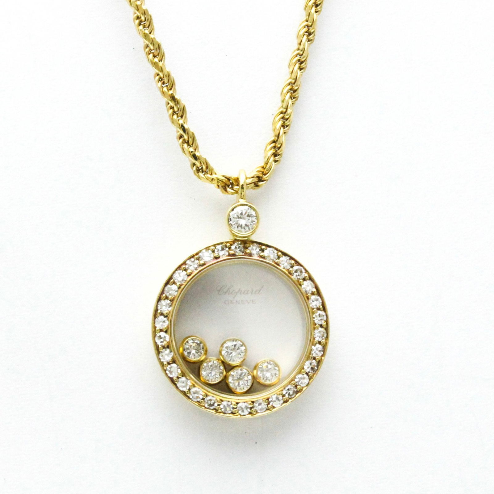 Chopard Happy Diamond 3926 Yellow Gold (18K) Diamond Men Women Fashion Pendant (Gold): Chopard Happy Diamond 3926 Yellow Gold (18K) Diamond Men Women Fashion Pendant (Gold) Brand: Chopard Model: Happy Diamond 3926 Necklace Type: Pendant necklace Pendant Type: Pendant Style: Fashion Gend