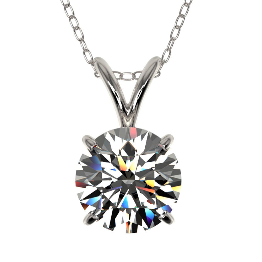 1.29 ctw Certified Quality Diamond Necklace 10k White Gold: 1.29 ctw Certified Quality Diamond Necklace 10k White Gold 1.29 ctw Certified Quality Diamond Necklace 10k White Gold Designer Brand Luxury Jewelrymade in the USA Suggested Retail Price: $18000 . Item