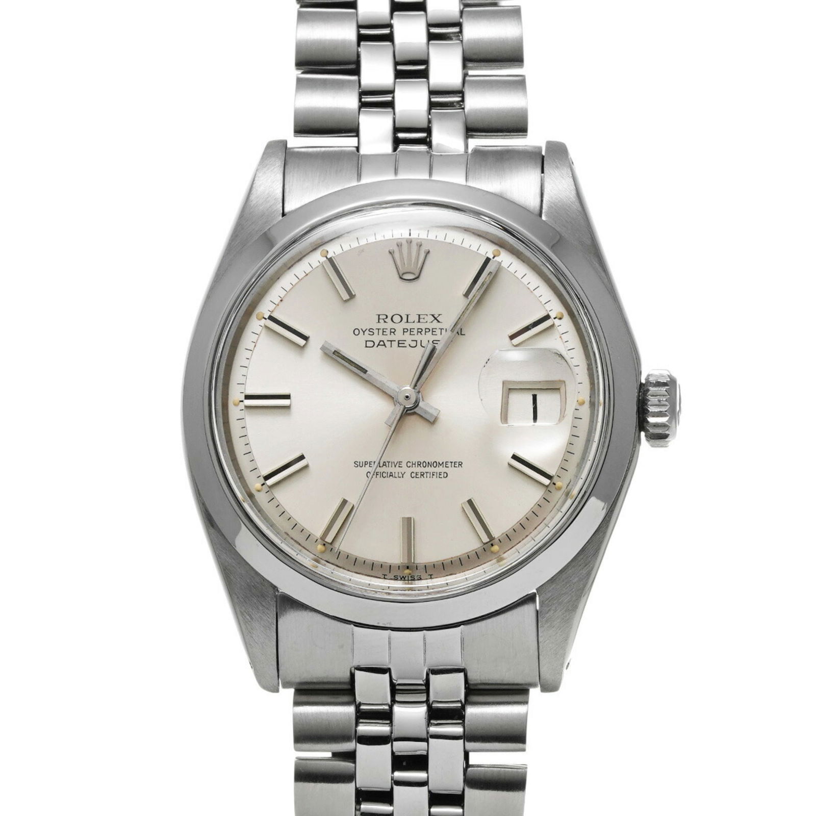 ROLEX Rolex Datejust 1600 Men's Watch Automatic: ROLEX Rolex Datejust 1600 Men's Watch Automatic Brand: Rolex Line: Datejust Model: 1600 Type: Wristwatch Gender: Men Material (Case): Stainless steel Material (Band): Stainless steel Color (Dial): Sil