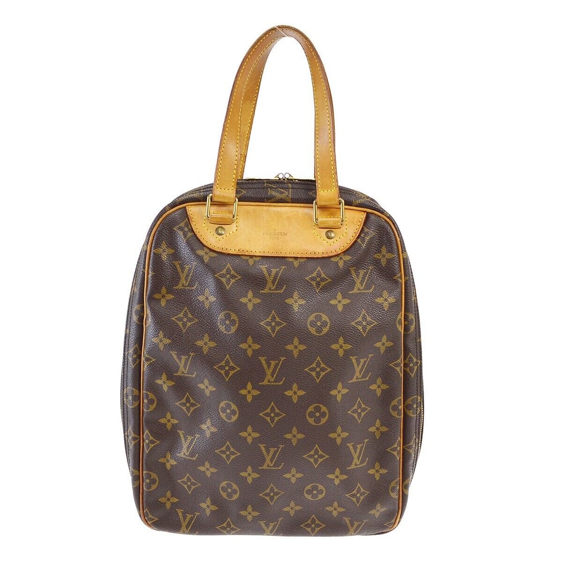 Louis Vuitton EXCURSION HAND SHOES BAG PURSE MONOGRAM M41450 VI0956: Louis Vuitton EXCURSION HAND SHOES BAG PURSE MONOGRAM M41450 VI0956 Bag Width: 9.4 Pattern: Monogram Bag Height: 13.0 Closure: Zipper Occasion: Casual Handle/Strap Color: Brown Handle Style: Double Ha