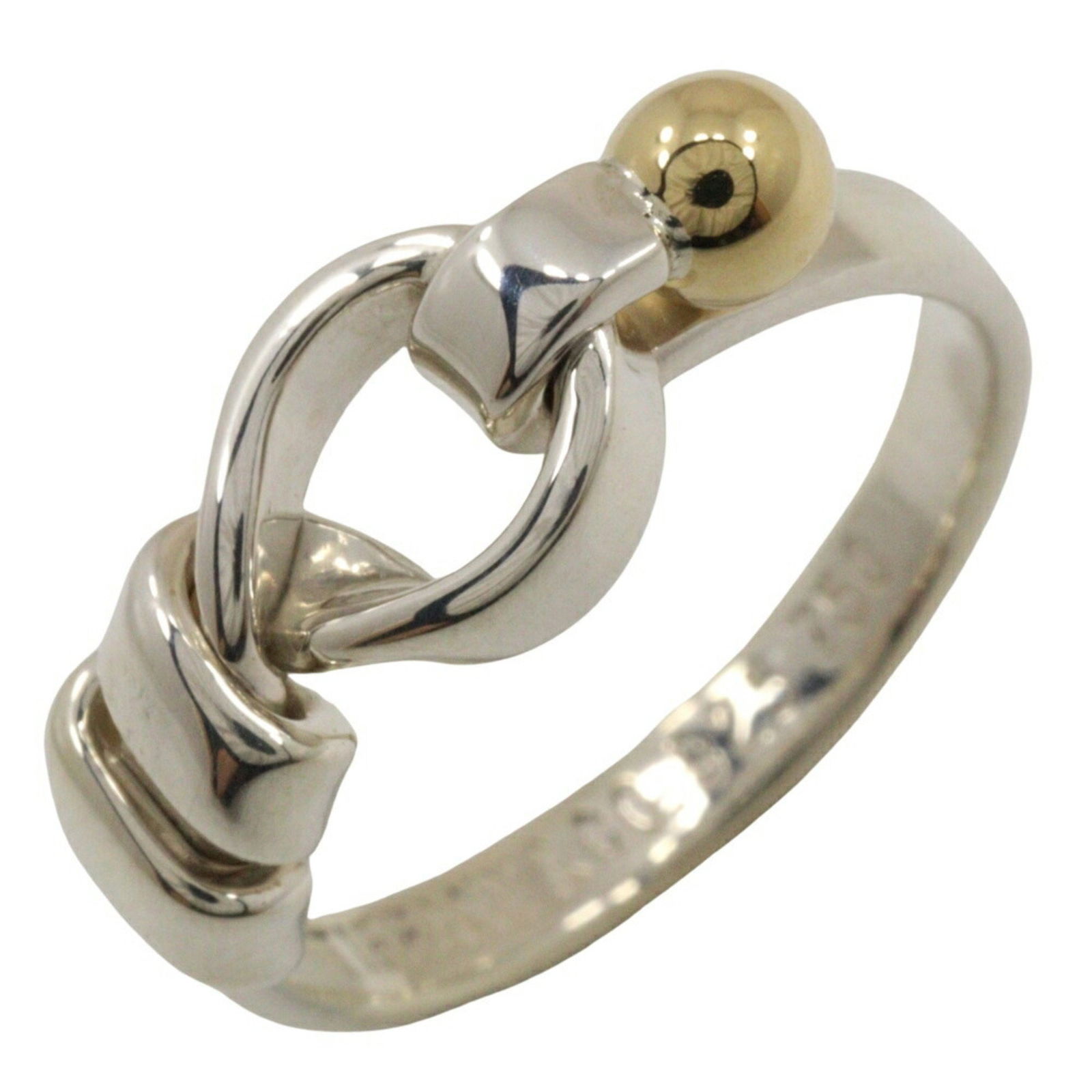 Tiffany & Co. Love Knot size 9 ring 925 silver x 18K yellow gold approx. 2.6g knot for women: Tiffany & Co. Love Knot size 9 ring 925 silver x 18K yellow gold approx. 2.6g knot for women Brand: Tiffany Type: Band ring Gender: Women Material: Silver 925 Yellow gold (18K) Size (Non US): 9 Width: