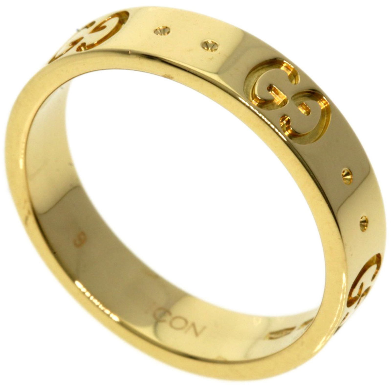 Gucci Icon #9 Ring 18K Yellow Gold Women's GUCCI: Gucci Icon #9 Ring 18K Yellow Gold Women's GUCCI Brand: Gucci Type: Band ring Gender: Women Material: Yellow gold (18K) Size (Non US): 9 Condition: Used (very good) Overall Scratches: Insignificant Ov