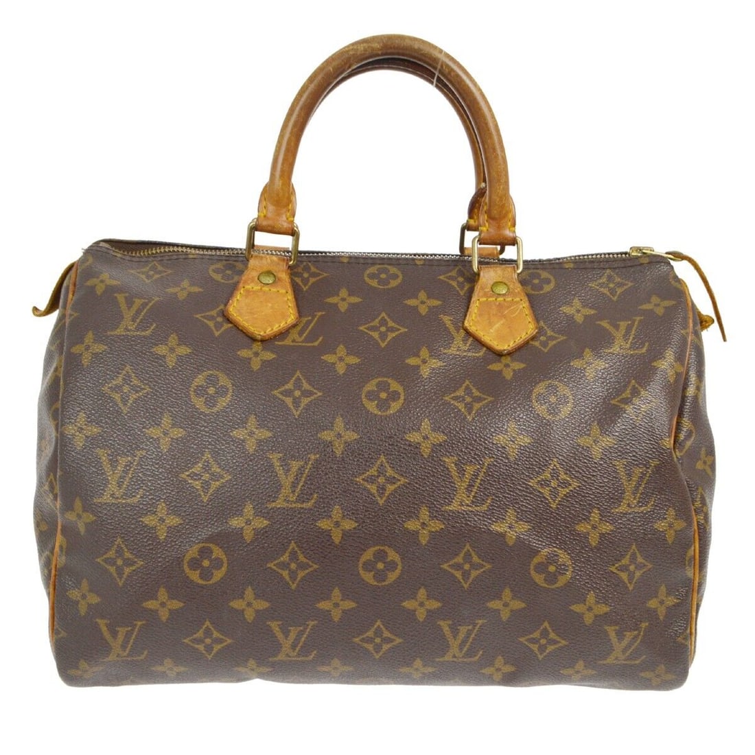 Louis Vuitton SPEEDY 30 HANDBAG PURSE MONOGRAM CANVAS M41526 VI0912: Louis Vuitton SPEEDY 30 HANDBAG PURSE MONOGRAM CANVAS M41526 VI0912 Bag Width: 12 in Pattern: Monogram Bag Height: 9 in Closure: Zip Occasion: Casual Handle/Strap Color: Beige Handle Style: Double Han