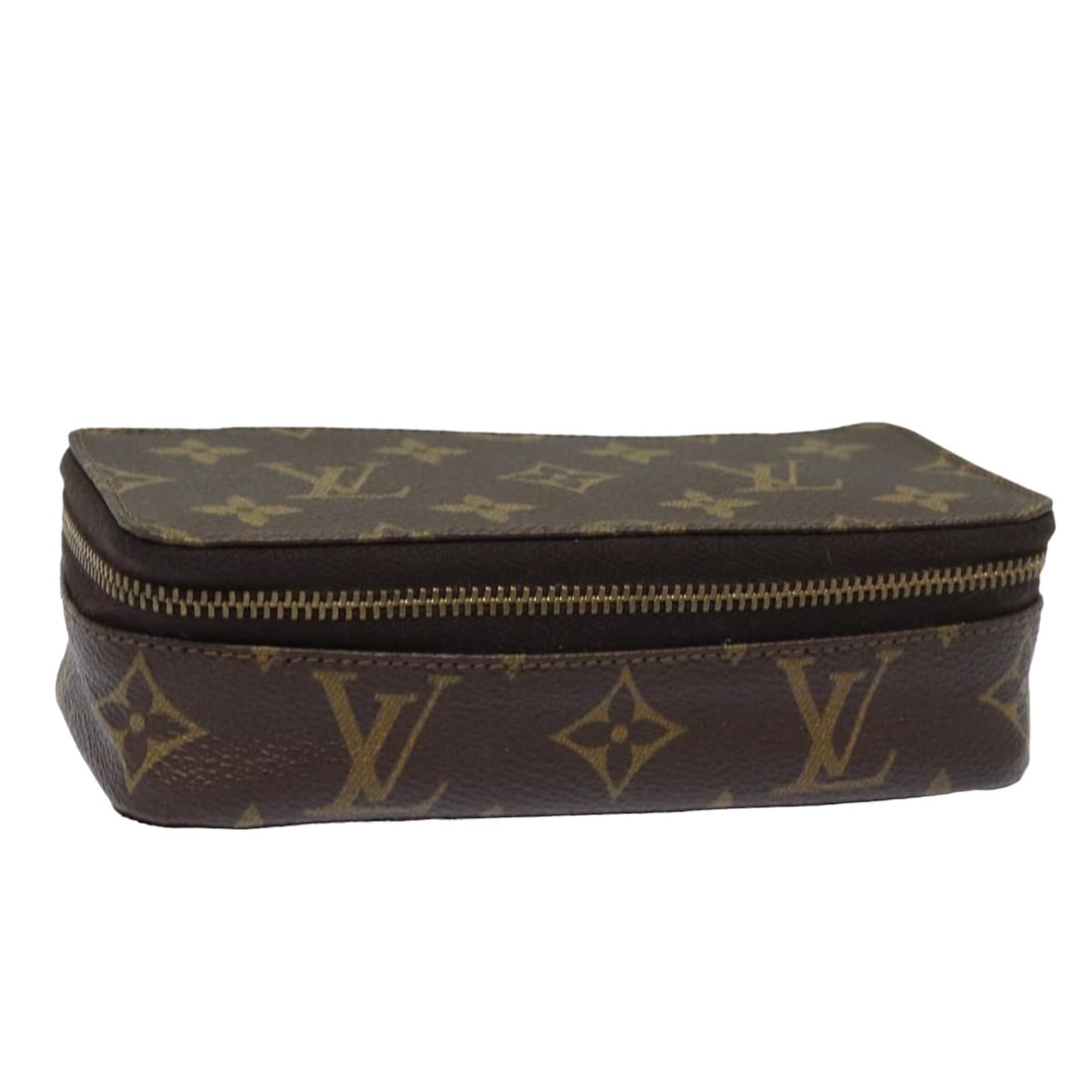 Louis Vuitton Monte Carlo: Louis Vuitton Monte Carlo Brand: Louis Vuitton Model: Monte Carlo Gender: F Color: Brown Material: Canvas Dimensions: W 17 cm x H 8.5 cm x D 5 cm Comments: Outside : Surface:slight lose shape rubbing.