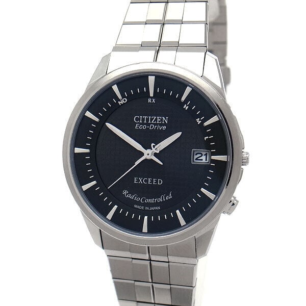 CITIZEN EXCEED Eco Drive EBG74-2374 Men's Watch: CITIZEN EXCEED Eco Drive EBG74-2374 Men's Watch Type: wristwatch Condition: Used A-rank Material/Color SS (Duratect PTIC) Size Face diameter 37mm (excluding crown) Arm circumference 18cm Accessories N