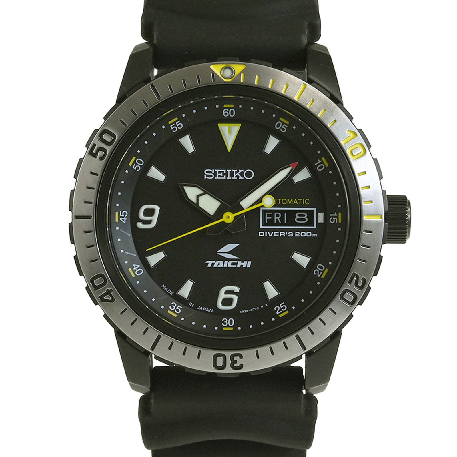 SEIKO Seiko x TAICHI collaboration RSA300 Diver's watch Wristwatch Limited to 300: SEIKO Seiko x TAICHI collaboration RSA300 Diver's watch Wristwatch Limited to 300 Brand: Seiko Type: Wristwatch Gender: Men Material (Case): Stainless steel Color: Black Color (Dial): Black Movement: