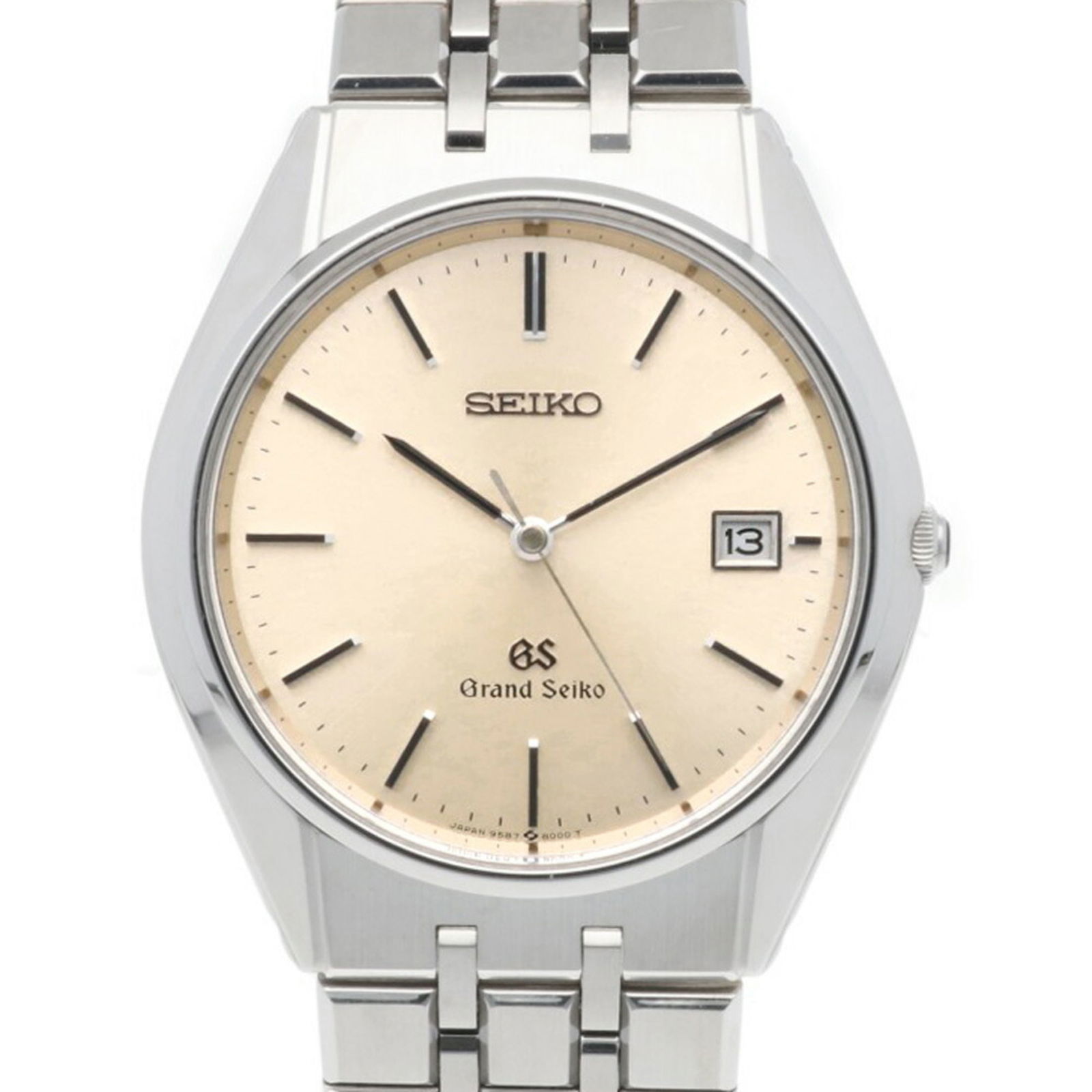 Seiko Watch Stainless Steel 9587-8000 Quartz Men's SEIKO GRAND Grand Non-Waterproof Reason for Sale: Seiko Watch Stainless Steel 9587-8000 Quartz Men's SEIKO GRAND Grand Non-Waterproof Reason for Sale Brand: Grand Seiko Type: Wristwatch Gender: Men Display: Analog Material (Case): Stainless steel Mat