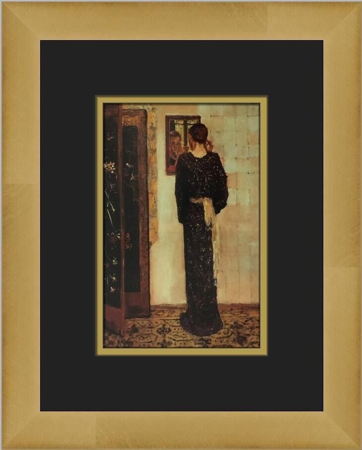 George Hendrik Breitner The Earring Custom Framed Print: George Hendrik Breitner The Earring Custom Framed Print Unit Of Sale: Single Piece Artist: George Hendrik Breitner Size: Medium Custom Bundle: No Item Length: 11 in Region Of Origin: United States Fra