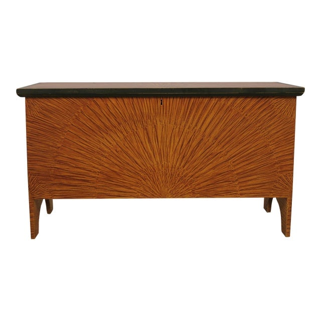 David Smith Bench Made Grain Painted Blanket Chest: David Smith Bench Made Grain Painted Blanket Chest Excellent Clean Original Finish & Condition Dimensions: 40"W x 17"D x 22"H Styles: Traditional Period: 1980s Item Type: Vintage Antique or Pre-owned