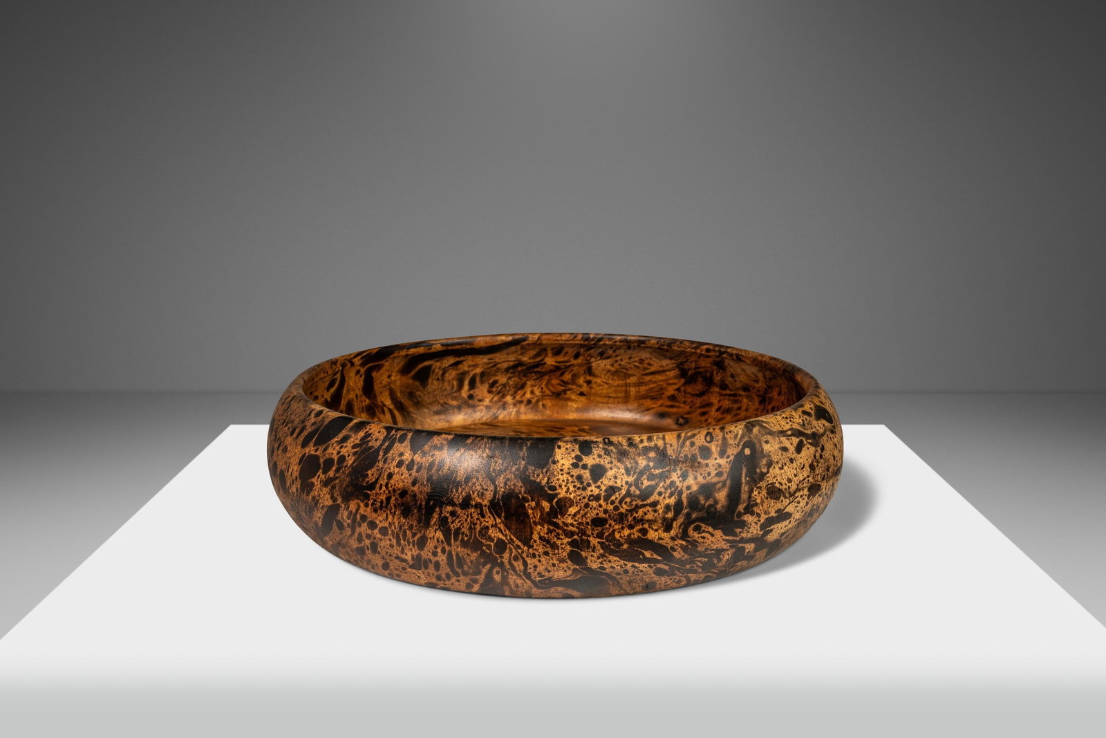 Large Mid-Century Organic Modern Serving Bowl Carved from Mango Wood USA c. 1960's: Large Mid-Century Organic Modern Serving Bowl Carved from Mango Wood USA c. 1960's Large Mid-Century Organic Modern Serving Bowl Carved from Mango Wood USA c. 1960's About: Introducing an exquisite Or