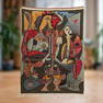 134 x 138 Moroccan Picasso-Inspired Rug