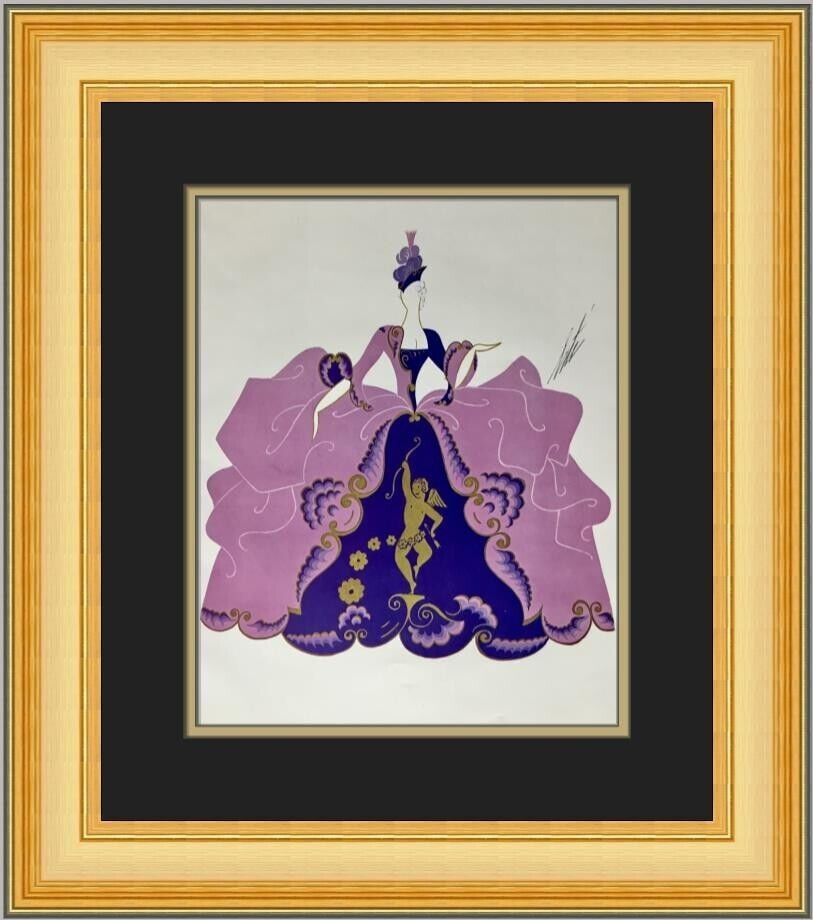 Erte Casanova Custom Framed Print: Erte Casanova Custom Framed Print Unit Of Sale: Single Piece Artist: Erte Size: Medium Item Length: 17 in Region Of Origin: United States Framing: Matted & Framed Personalize: No Year Of Production: 1