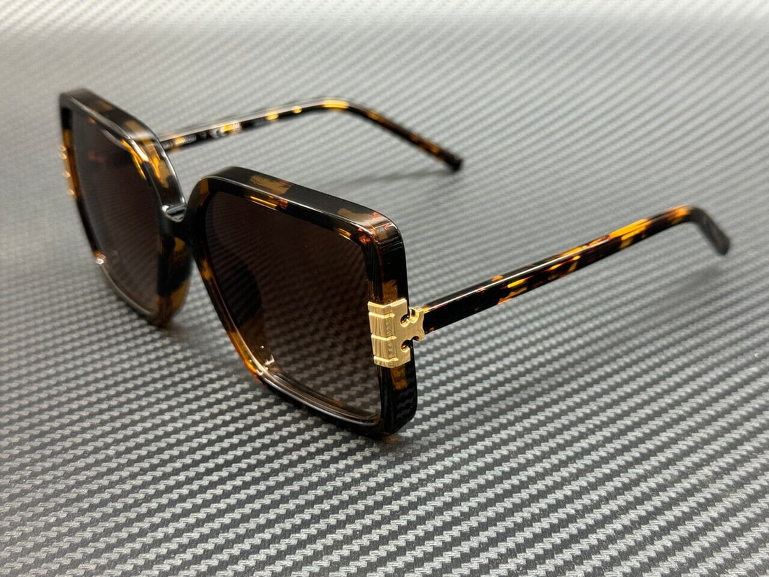 Chic TORY BURCH 57 mm Havana Brown Gradient Women's Sunglasses: Chic TORY BURCH 57 mm Havana Brown Gradient Women's Sunglasses Stylish TORY BURCH TY9075U sunglasses featuring a Havana Brown gradient frame. These women's sunglasses are perfect for adding a chic tou