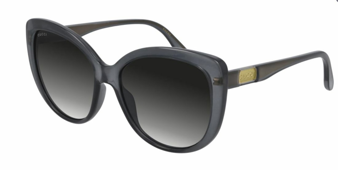 GUCCI GG0789S Beige Cat Eye 57mm Women's Sunglasses: GUCCI GG0789S Beige Cat Eye 57mm Women's Sunglasses Elevate your accessory collection with these GUCCI GG0789S 001 Women's Sunglasses. Featuring a chic Cat Eye style, these sunglasses are designed wit