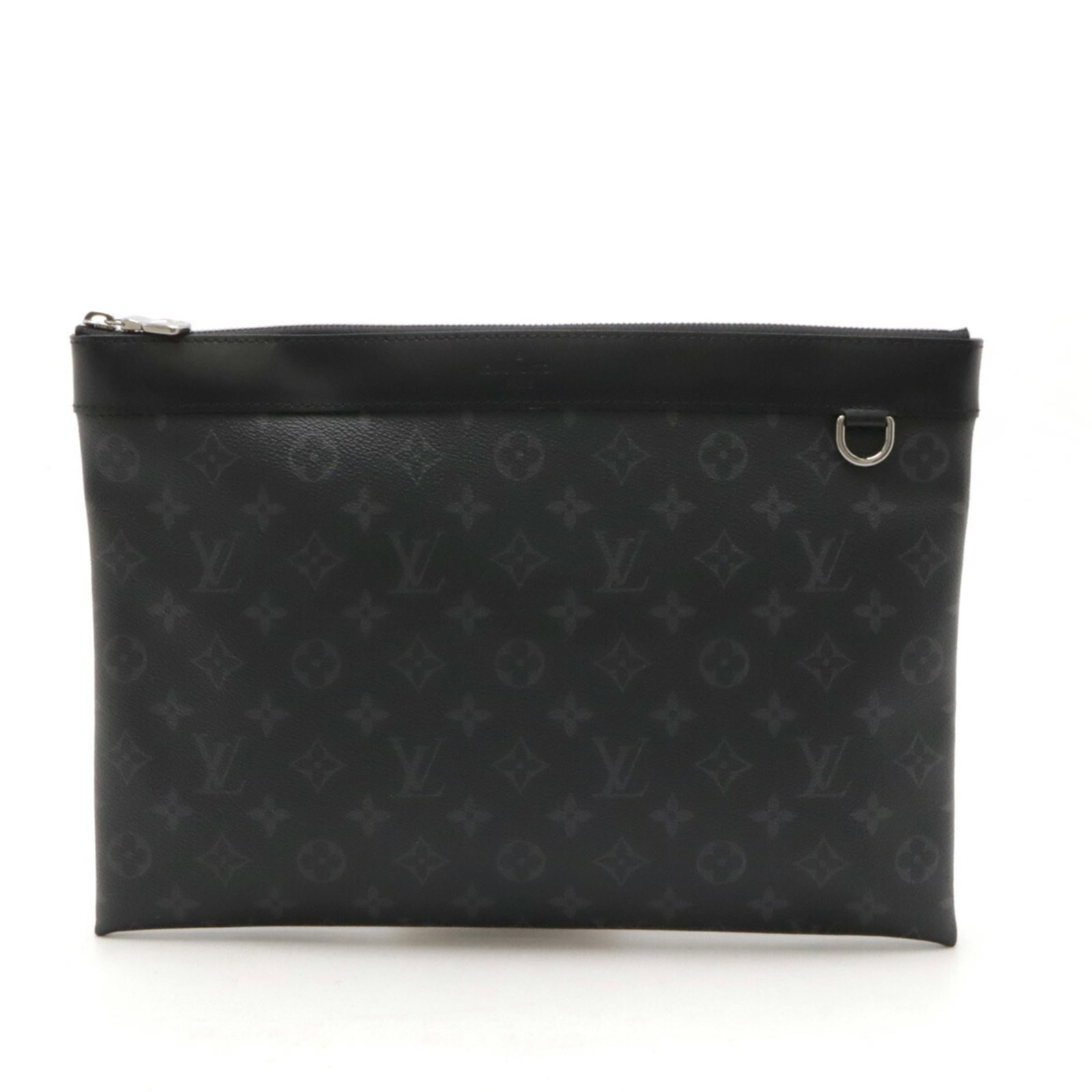 Louis Vuitton Monogram Eclipse Pochette Discovery Clutch Bag Model M62291: Louis Vuitton Monogram Eclipse Pochette Discovery Clutch Bag Model M62291 This Louis Vuitton Monogram Eclipse Pochette Discovery Clutch Bag (Model: M62291) is crafted from the distinctive Monogram Ecl