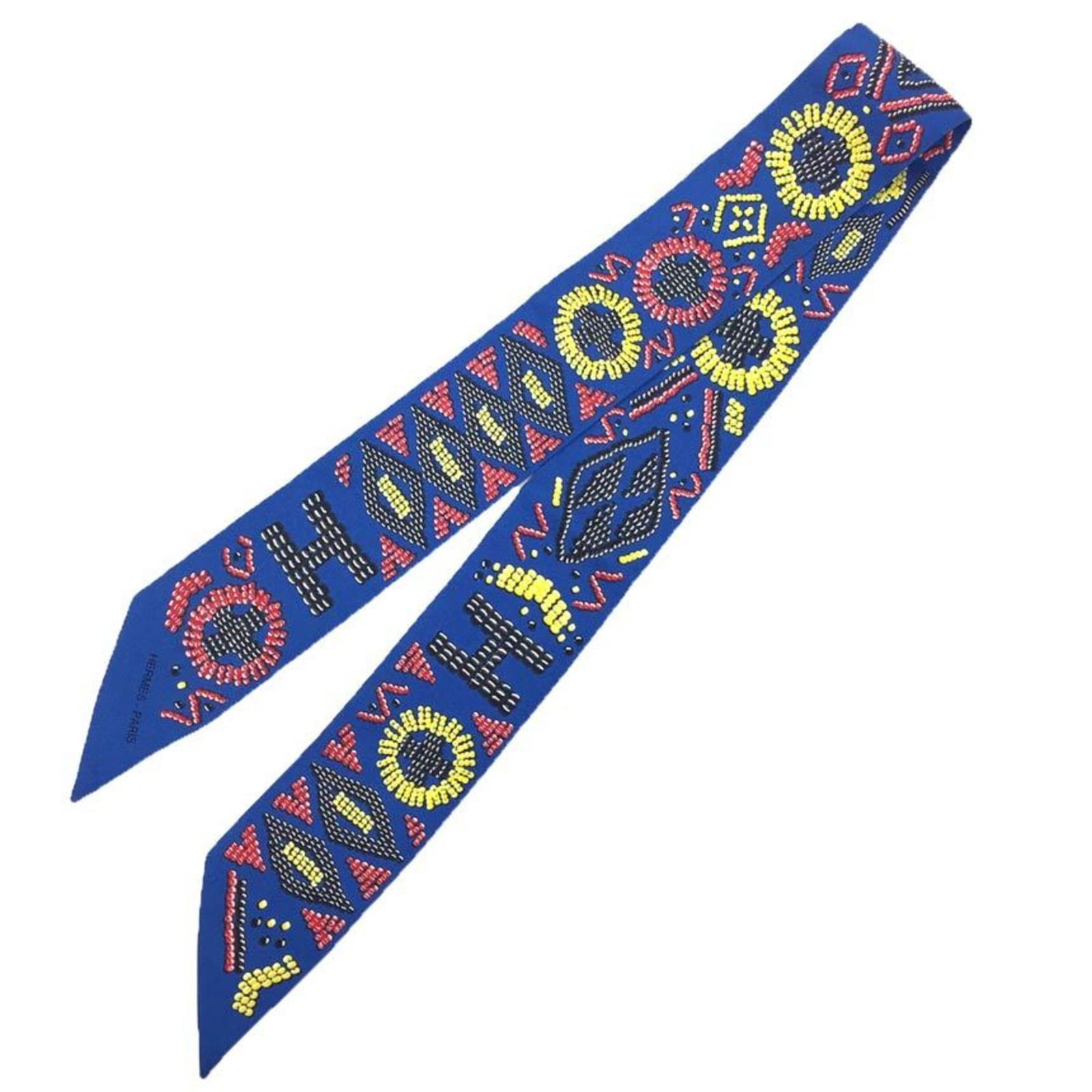 HERMES Twilly Scarf Muffler Blue 100% Silk 85cm x 5cm: HERMES Twilly Scarf Muffler Blue 100% Silk 85cm x 5cm This exquisite HERMES Twilly Scarf Muffler features a beautiful blue color and is crafted from 100% silk. Designed for women, it showcases the lux