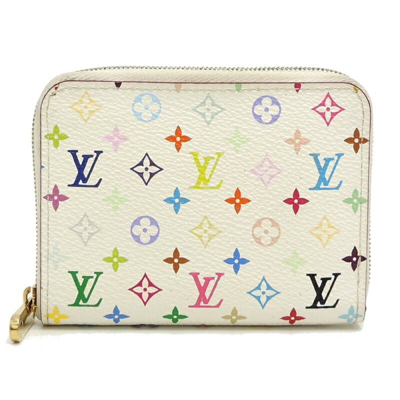 Louis Vuitton Zippy Coin Purse Monogram Multicolore Blanc 8cm x 11cm: Louis Vuitton Zippy Coin Purse Monogram Multicolore Blanc 8cm x 11cm This Louis Vuitton Zippy Coin Purse is a versatile accessory suitable for both men and women. Crafted from Monogram Multicolore can
