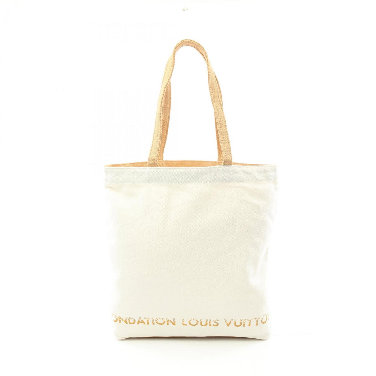 Louis Vuitton Canvas Tote Bag Women's Brown White 36cm x 31cm x 8cm: Louis Vuitton Canvas Tote Bag Women's Brown White 36cm x 31cm x 8cm This Louis Vuitton tote bag is crafted from durable canvas in a stylish brown and white color scheme. Designed for women, it feature