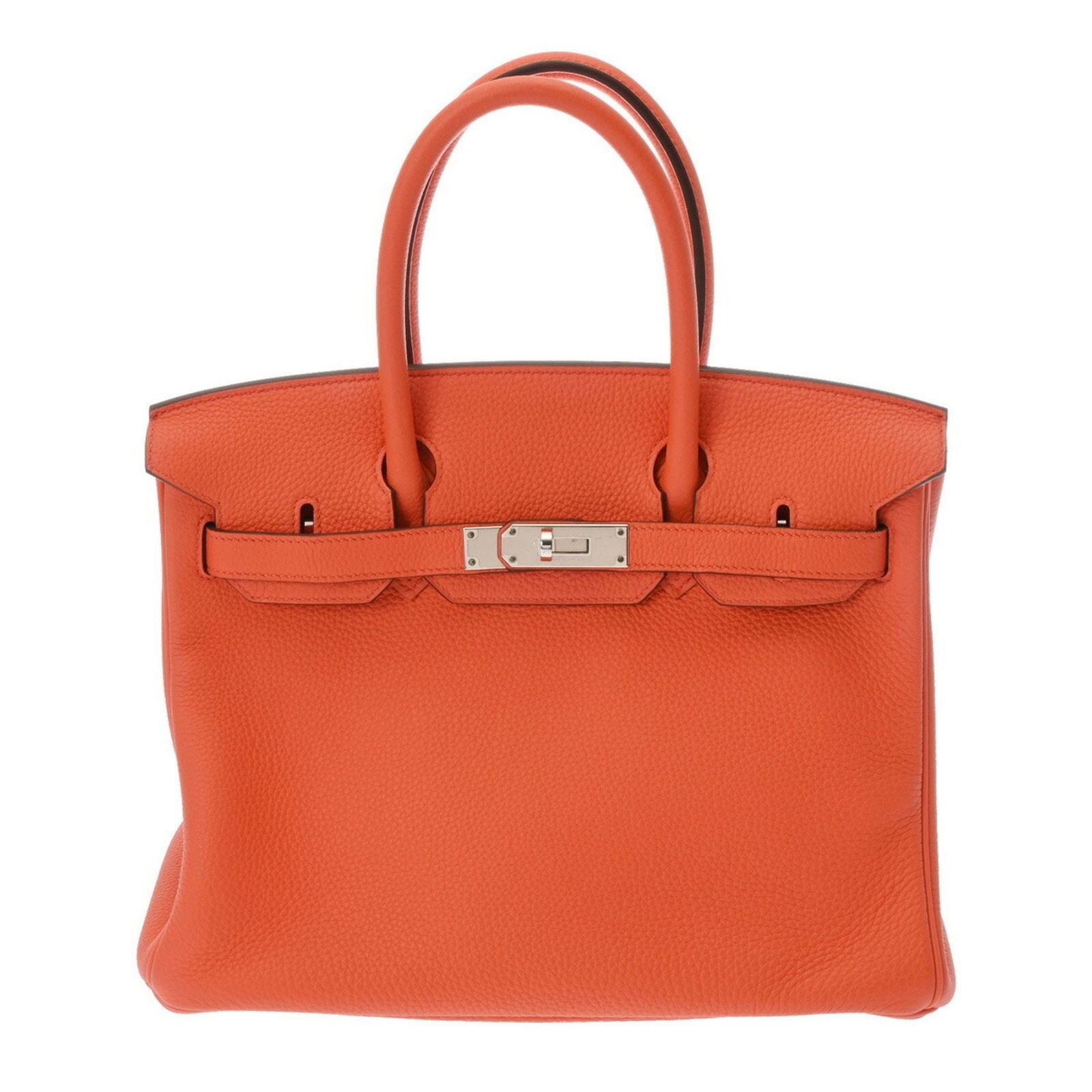 HERMES Hermes Birkin 30 Orange Poppy X Stamp (around 2016) Women's Togo Handbag: HERMES Hermes Birkin 30 Orange Poppy X Stamp (around 2016) Women's Togo Handbag Brand: Hermes Line: Birkin Type: Handbag Material: Togo leather Togo leather: Color: Orange poppy Gender: Women Size (Hx